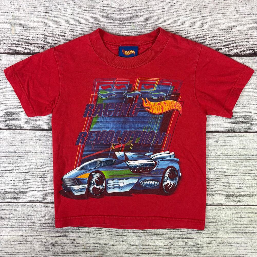 Vintage 2003 Hot Wheels Racing Revolution Graphic T-shirt
